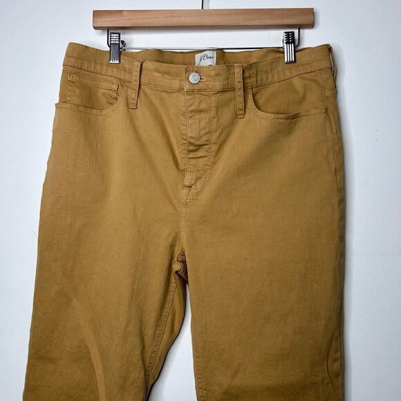 J.‎ Crew 9” Billie Demi Boot Crop Brown Women’s 32T High Rise Preppy Academia - Picture 4 of 10